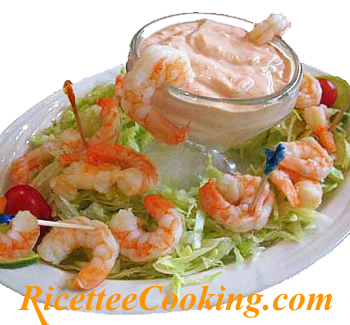 Cocktail di gamberetti in salsa rosa